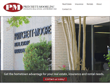 Tablet Screenshot of pritchett-moore.com
